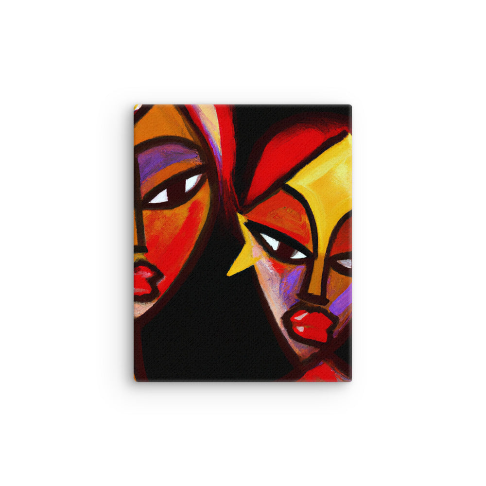 Big Sister Little Sister Thin canvas