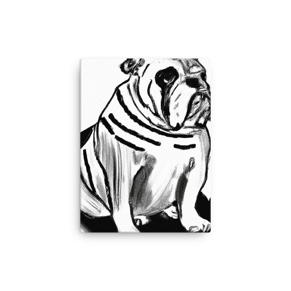 Bulldog Thin canvas