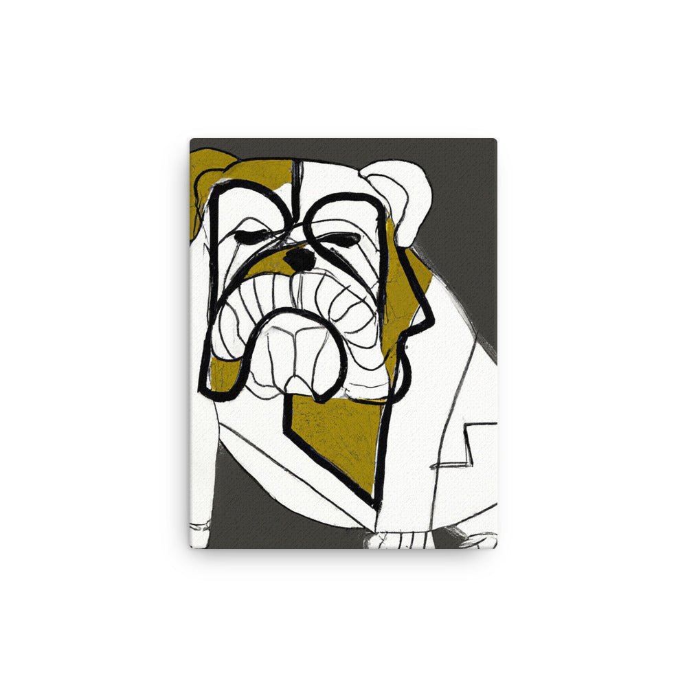 English Bulldog Thin canvas