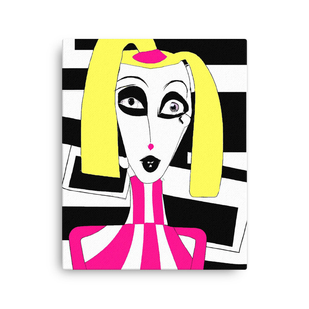 Weird Barbie Thin canvas