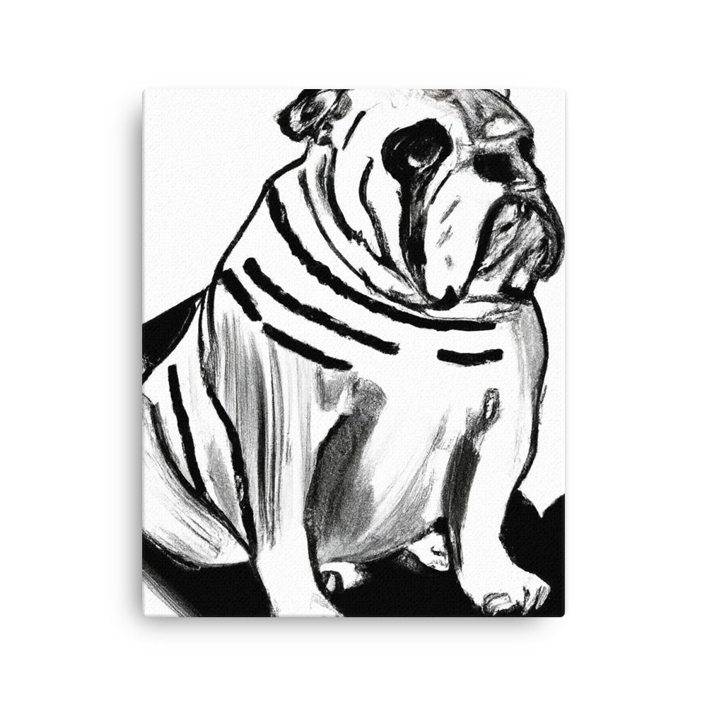 Bulldog Thin canvas