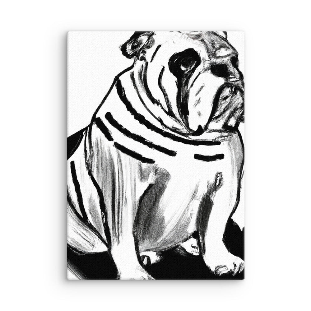 Bulldog Thin canvas