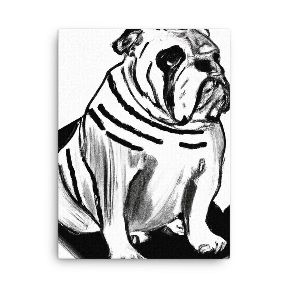 Bulldog Thin canvas