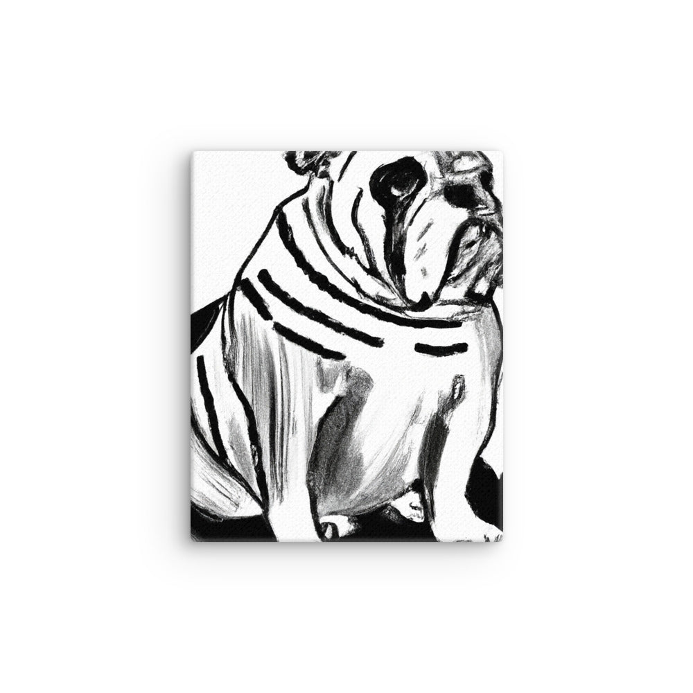 Bulldog Thin canvas