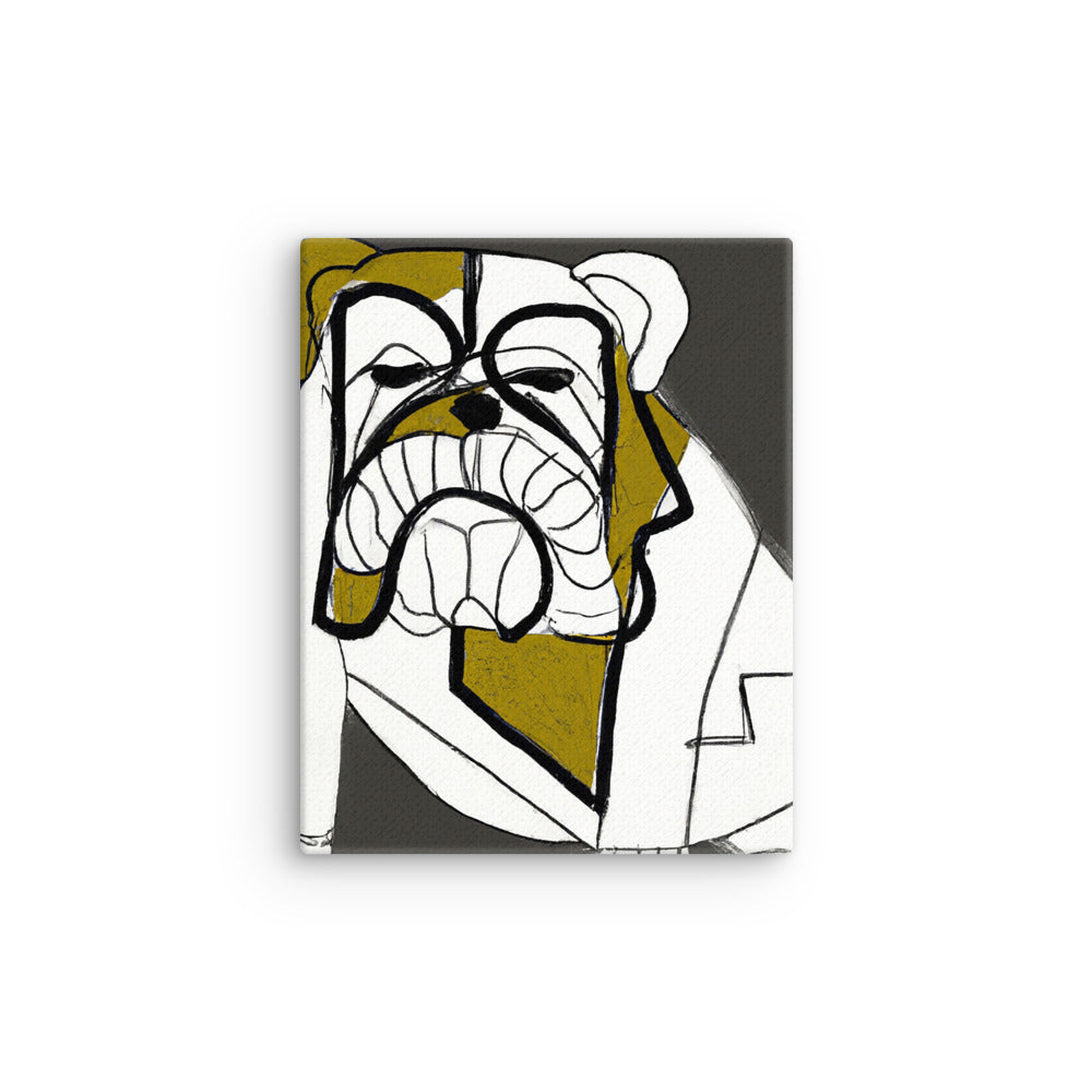 English Bulldog Thin canvas